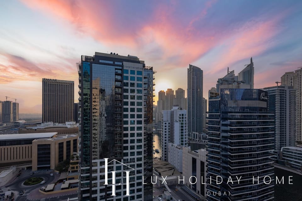 City view, Sunset