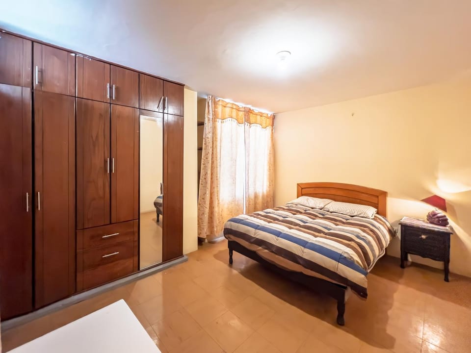 Bed, Photo of the whole room, Bedroom, wardrobe
