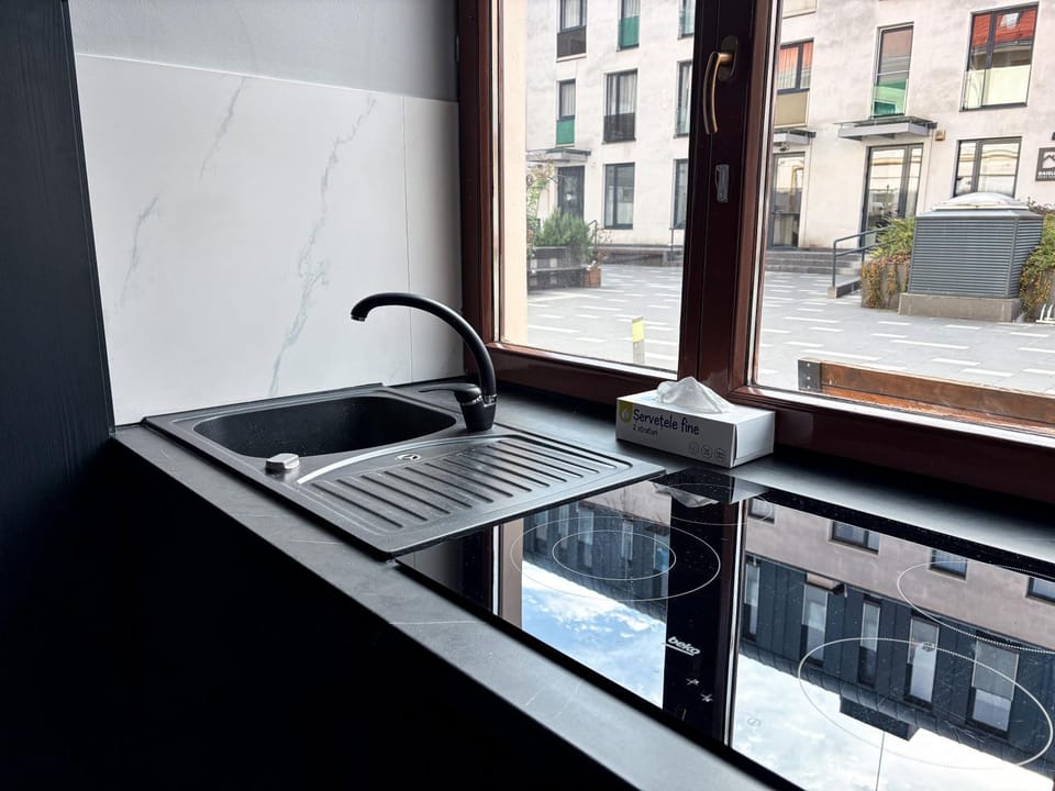 Moonlight City Center Studio-Private Parking, king Apartment in Cluj-Napoca