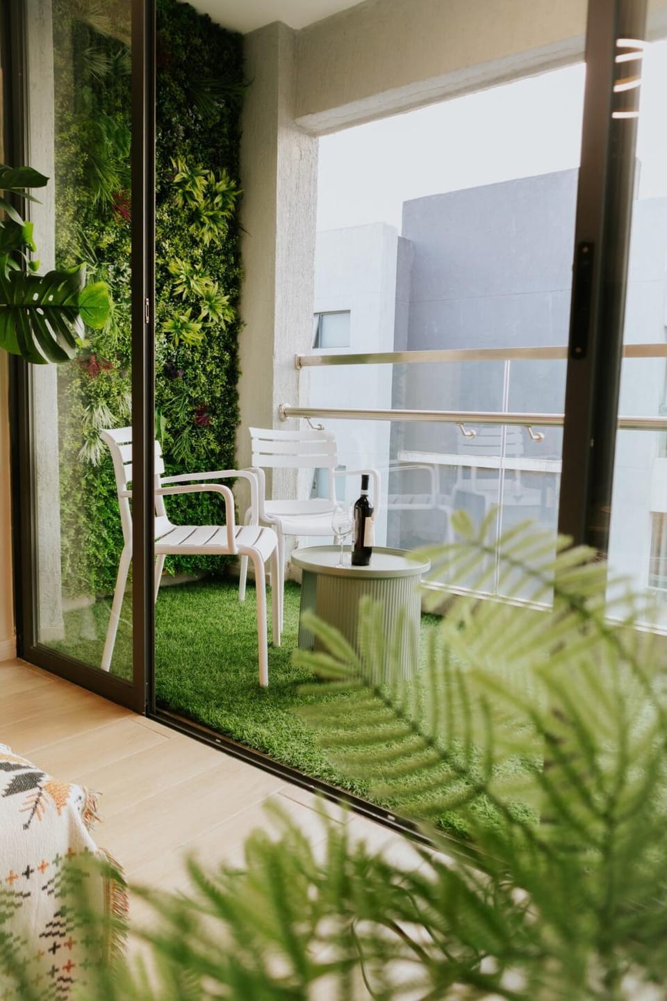 Patio, Day, Balcony/Terrace, Garden view
