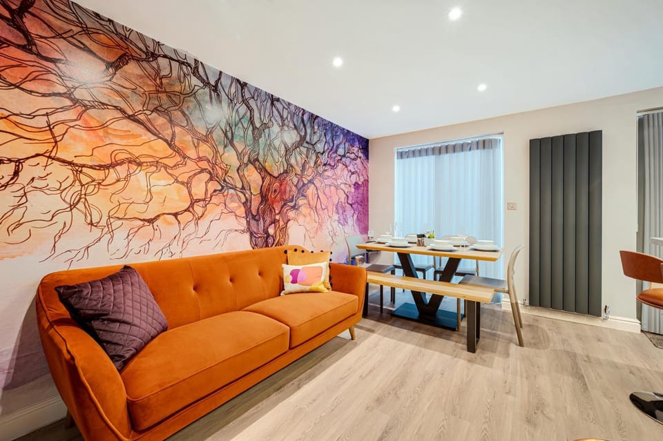 Living room, Seating area, Dining area