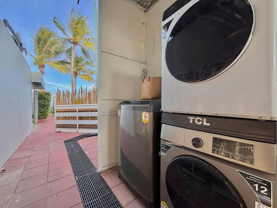 WalkToBeach-KingBr,Balcony,Kitchen,Grill,Pool,Cabana,FoodSt House in Hua Hin District