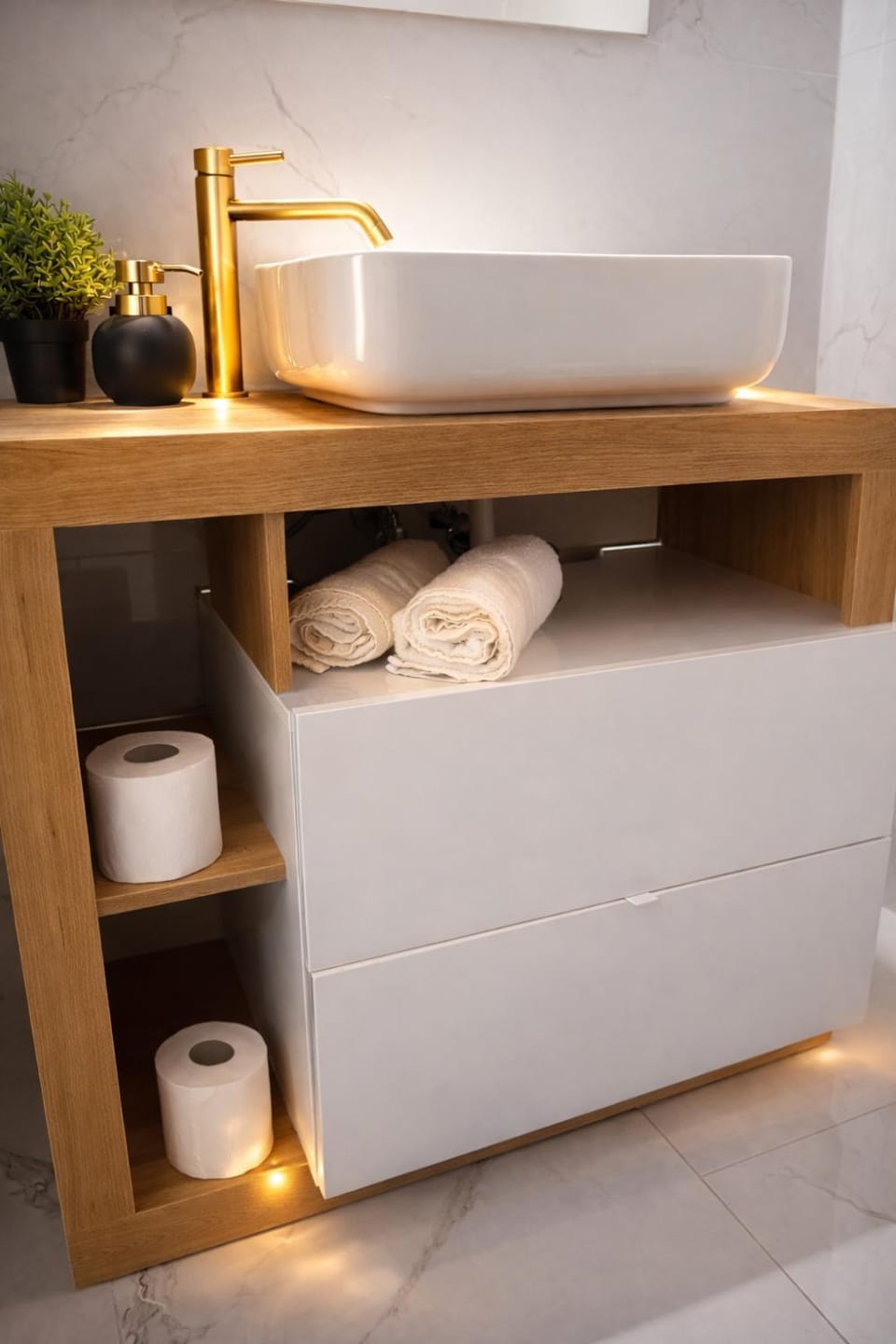 towels, wardrobe