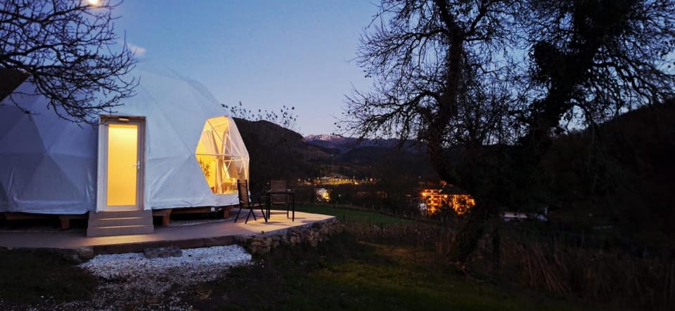 Property building, Natural landscape, Mountain view