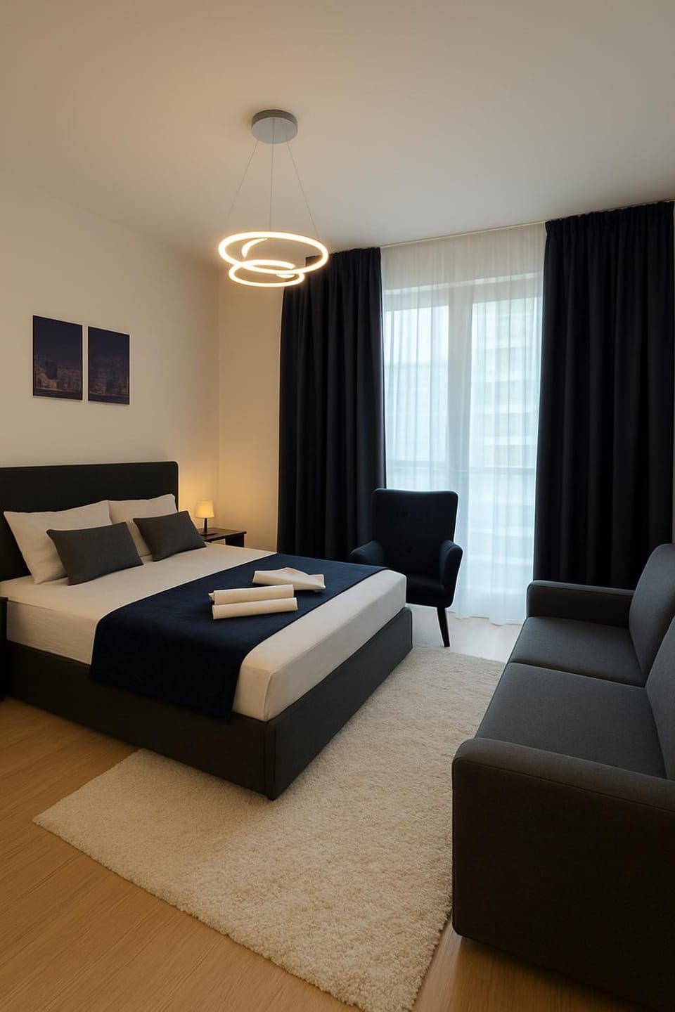 Waterfront Studio Blue Lagoon Apartment in Belgrade