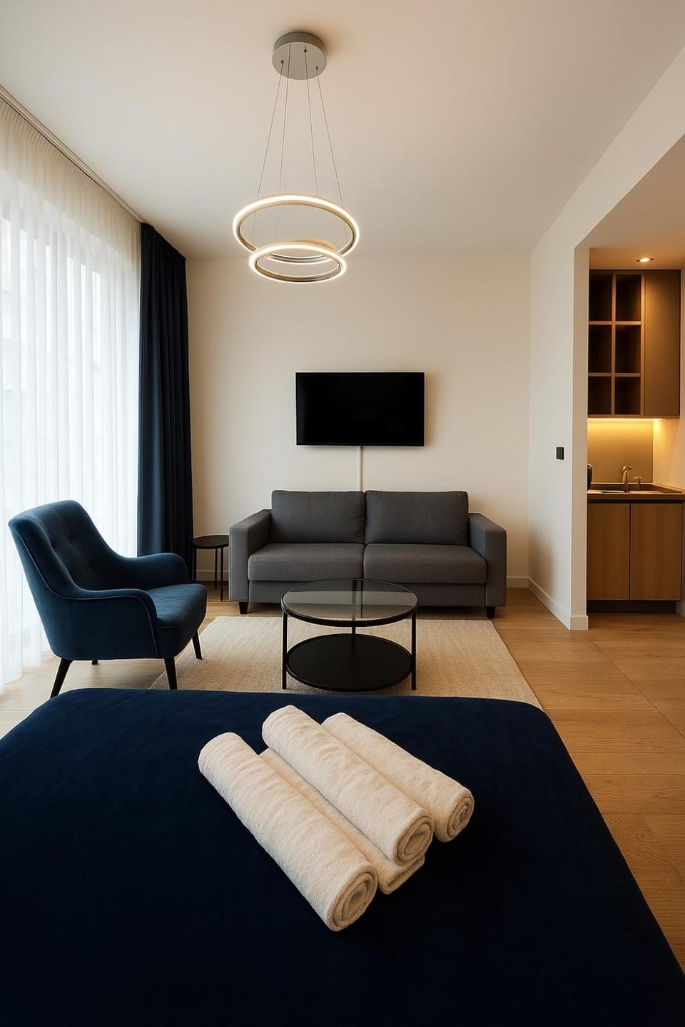 Waterfront Studio Blue Lagoon Apartment in Belgrade