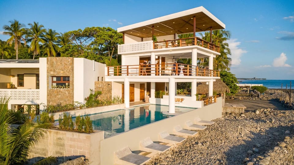 Property building, Day, View (from property/room), Beach, Pool view, Sea view, Swimming pool