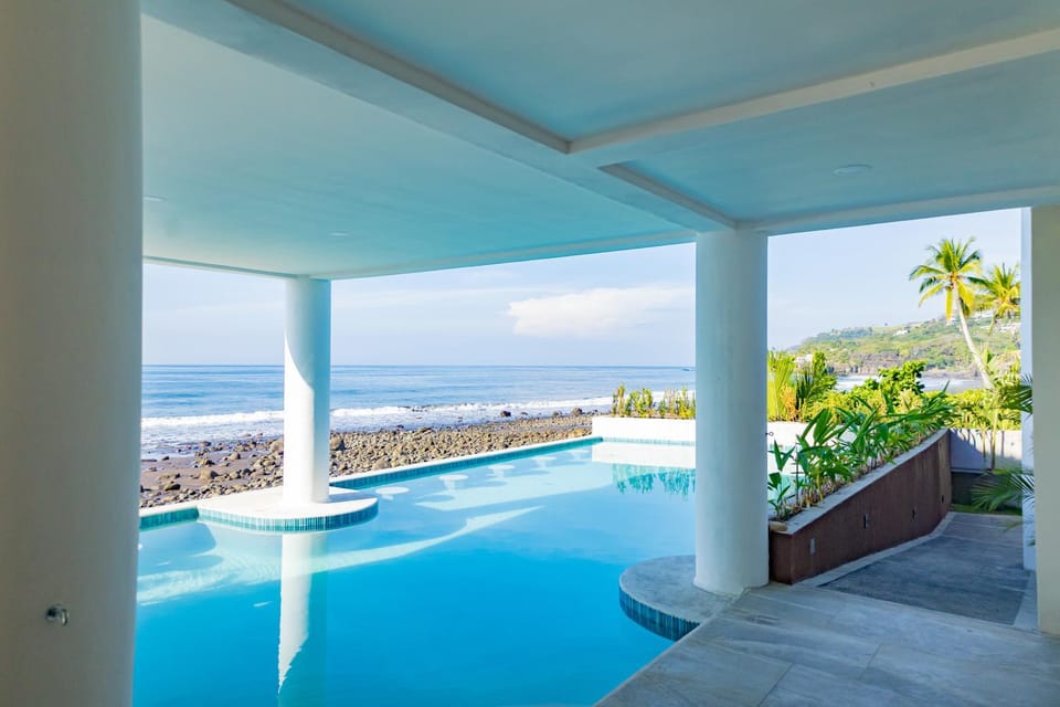 Property building, Day, View (from property/room), Pool view, Sea view, Swimming pool