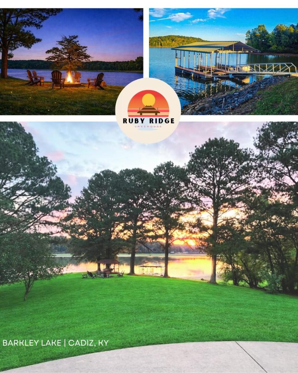 Day, Natural landscape, Lake view, Sunset