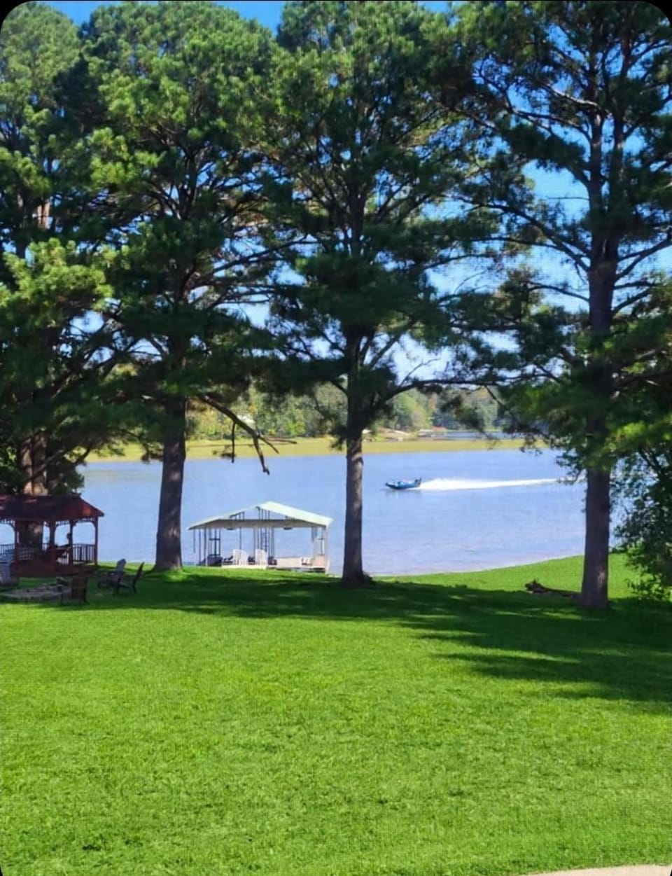 Natural landscape, Lake view