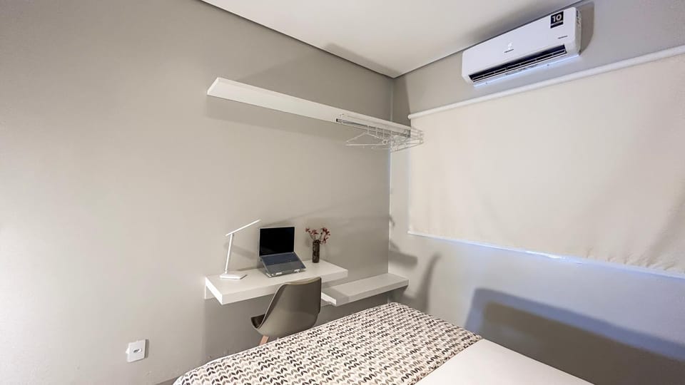 Bedroom, locker, wardrobe, air conditioner