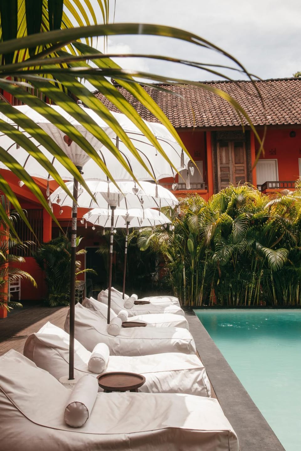 Patio, Day, Garden, Garden view, Pool view, Swimming pool, sunbed