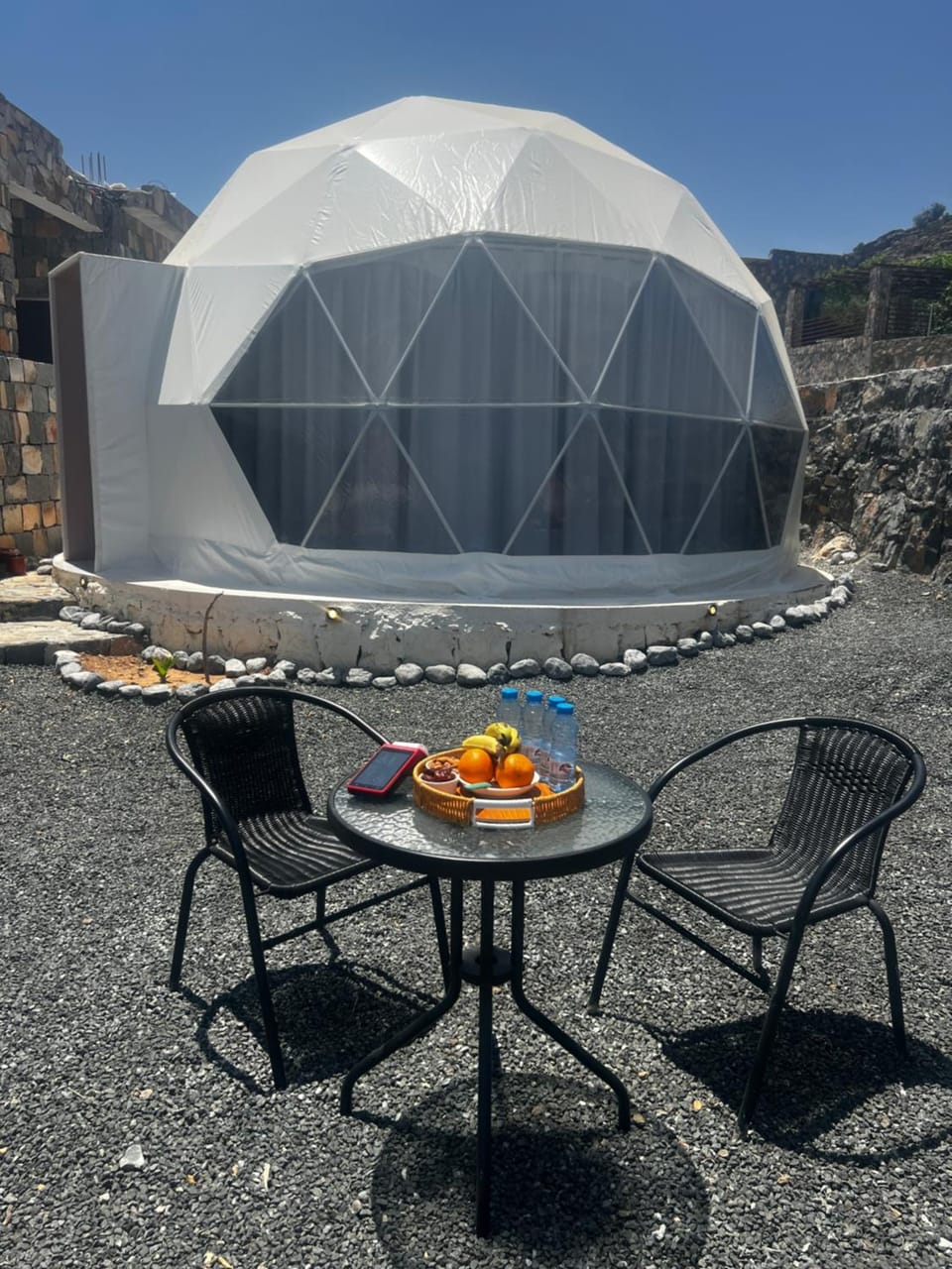 قبة سماء جبل شمس - qubat sama jabal shams Luxury tent in Oman