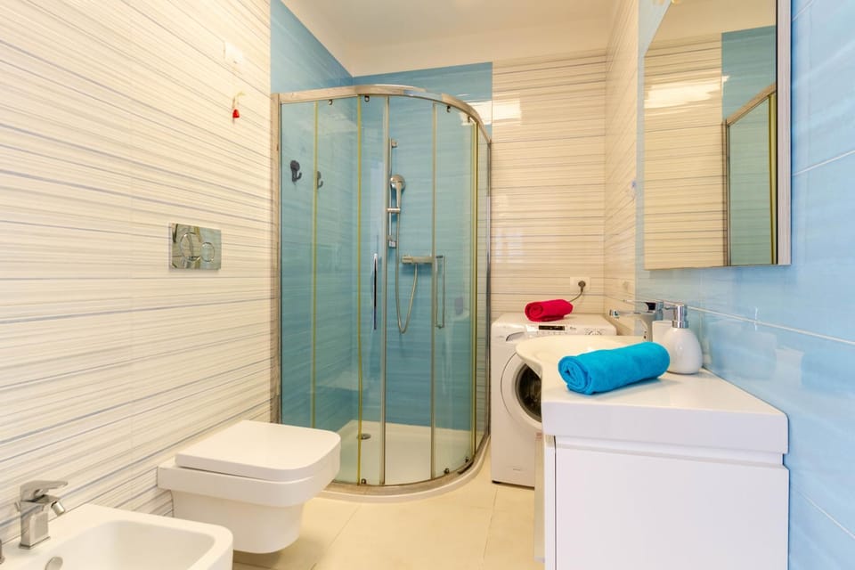 Shower, bidet, washing machine