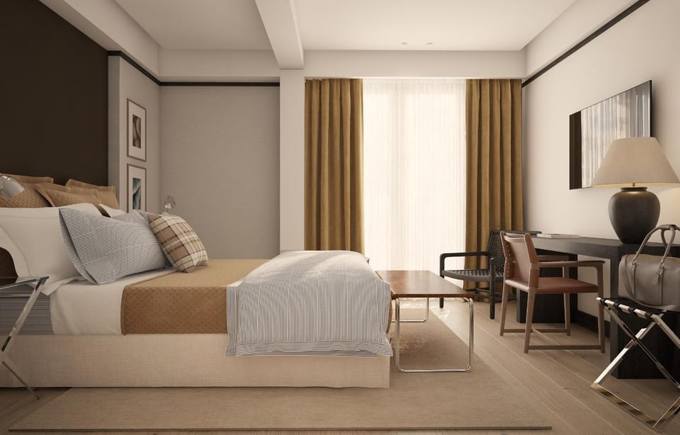 Bed, TV and multimedia, Bedroom