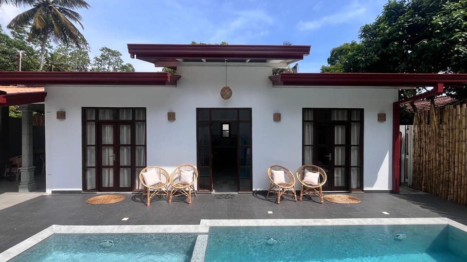 Property building, Pool view