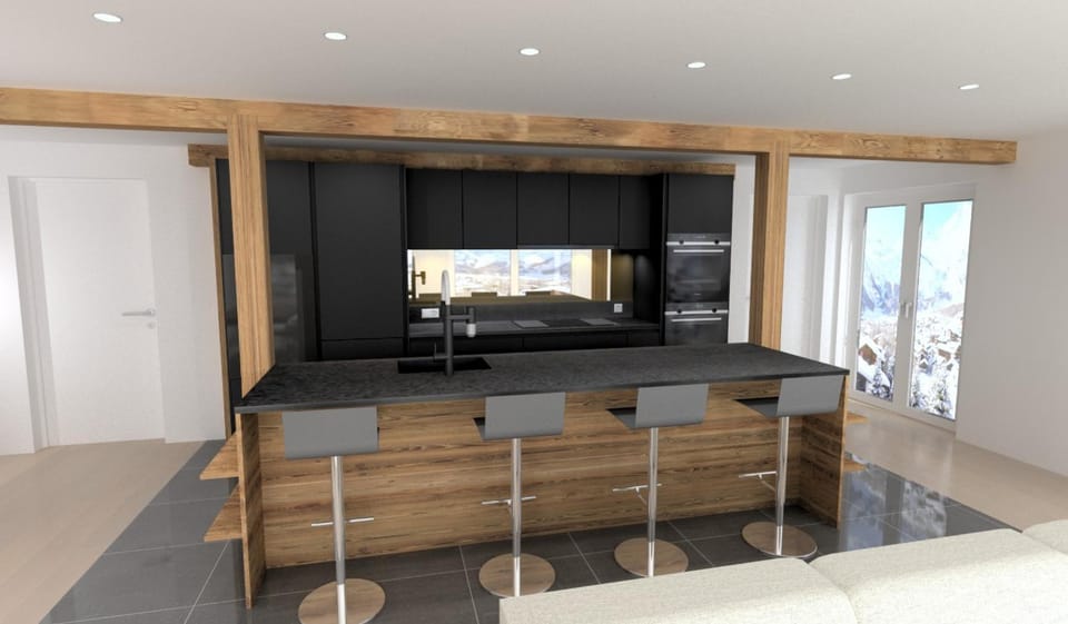 Kitchen or kitchenette