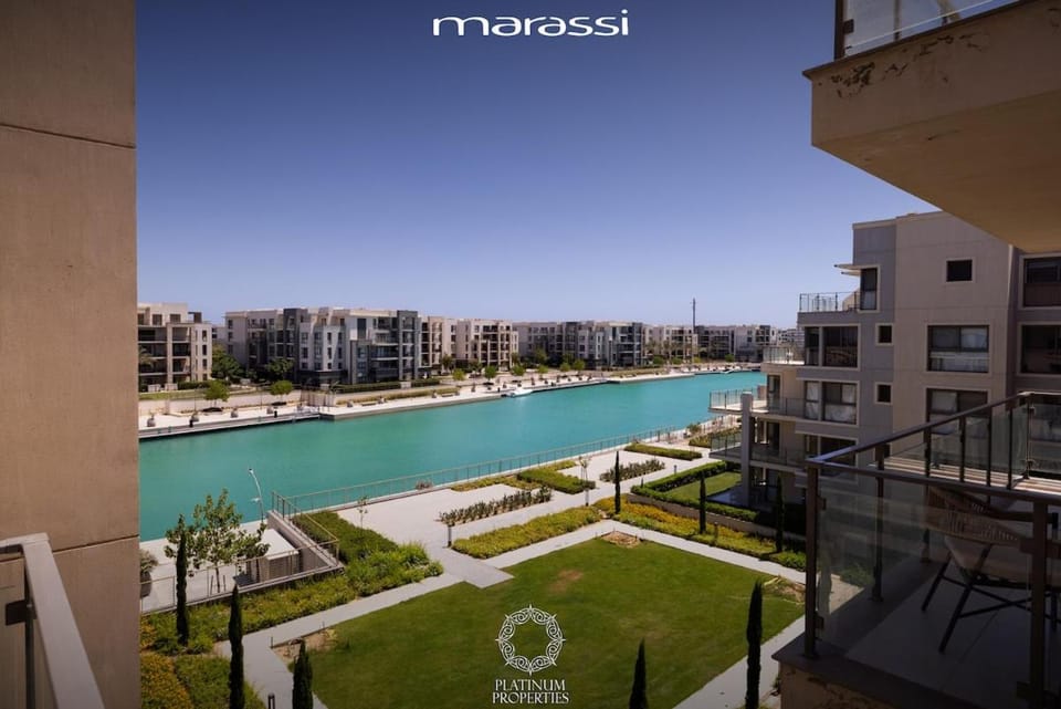 3BRs Chalet with Stunning Canal View in Marassi Apartment in Egypt