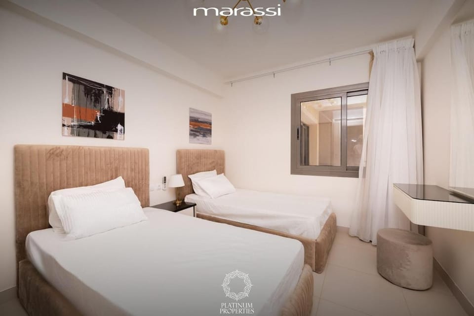 3BRs Chalet with Stunning Canal View in Marassi Apartment in Egypt