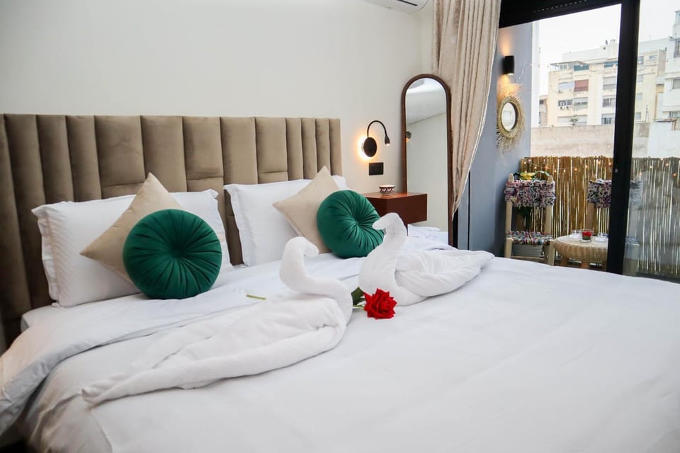 R108- Gorgeous & Cosy Aprt with Wifi, Parking and Gym at the heart of Bourgogne Apartment in Casablanca