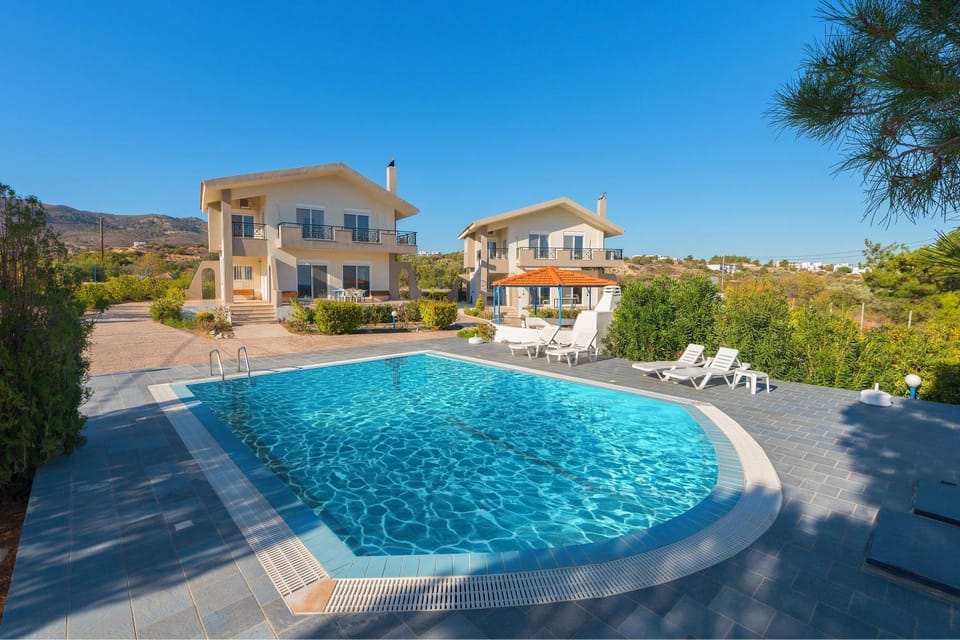 Property building, Pool view, sunbed