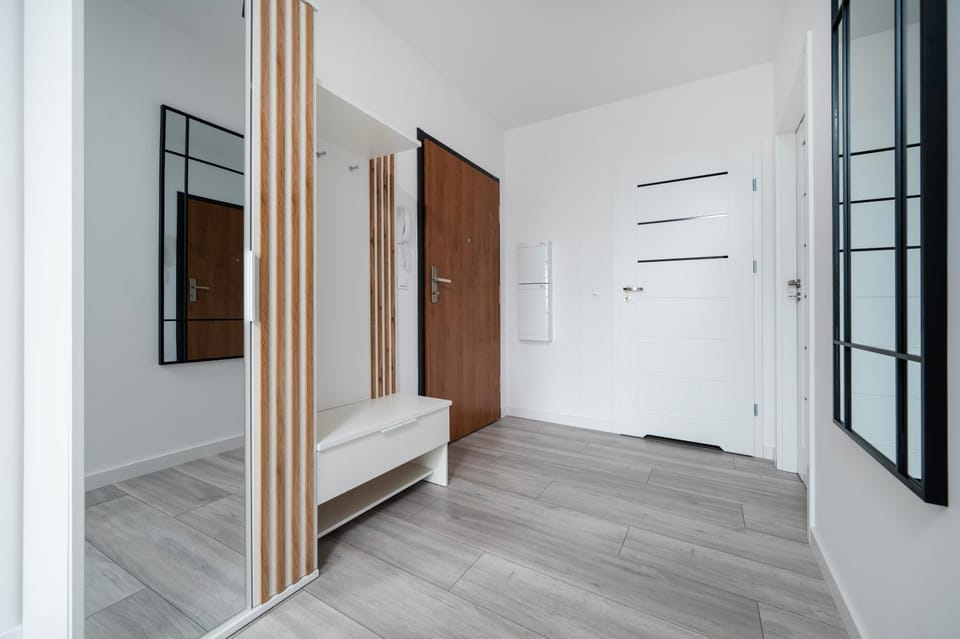 Photo of the whole room, wardrobe