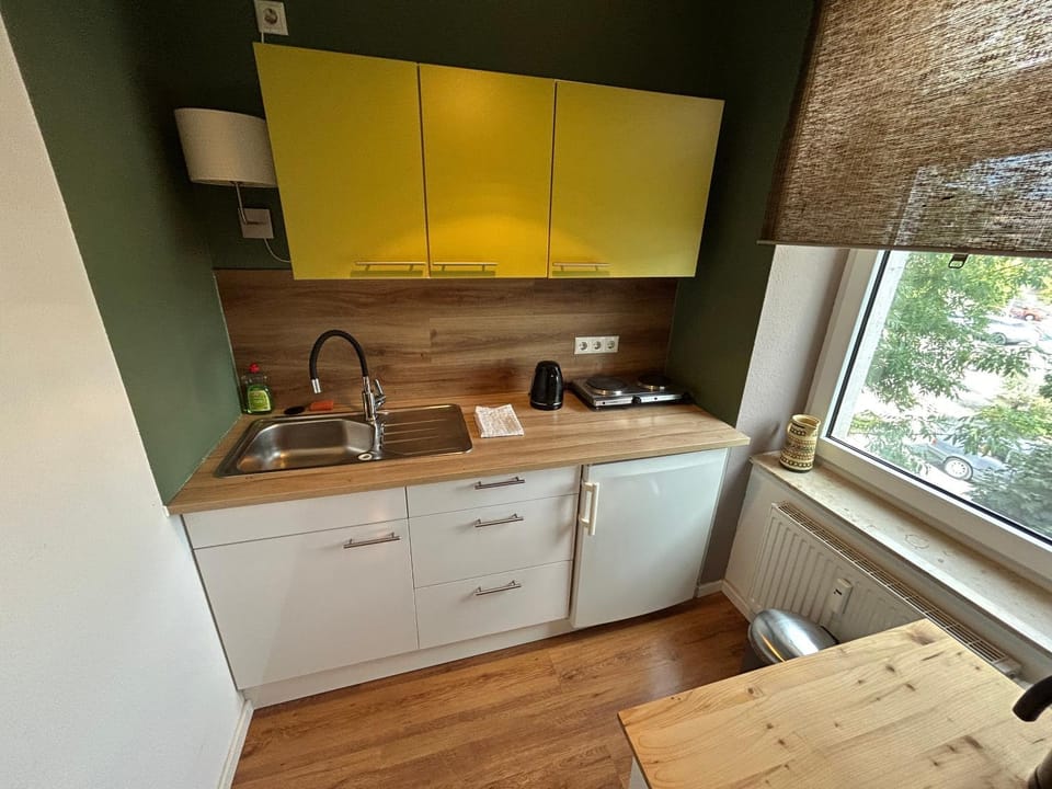 Kitchen or kitchenette, dishwasher