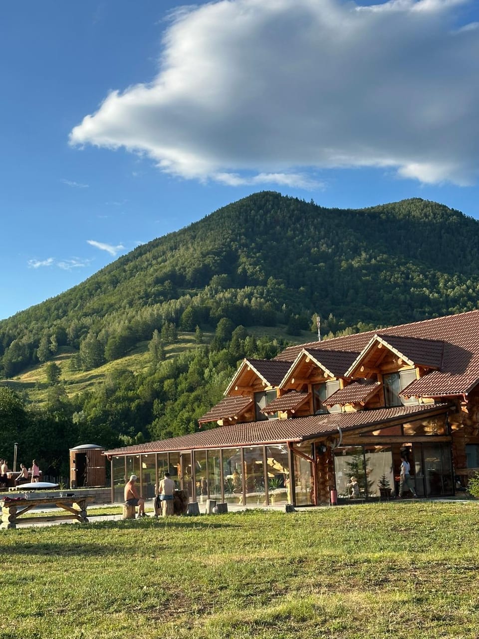 Natural landscape, Mountain view, Parking