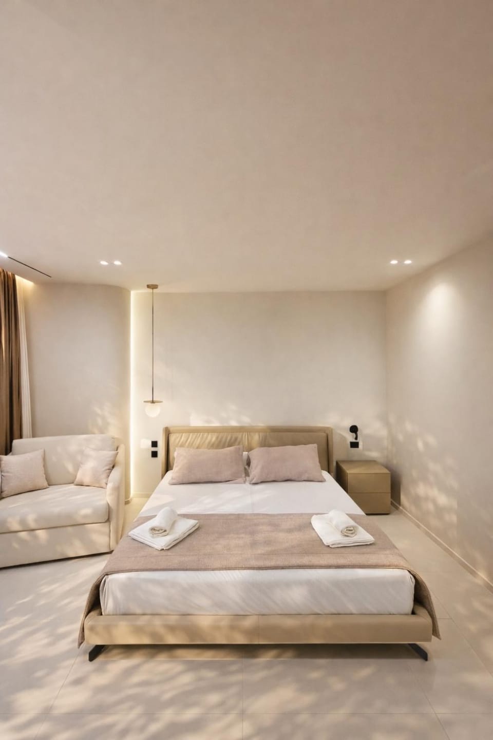 Bedroom, towels