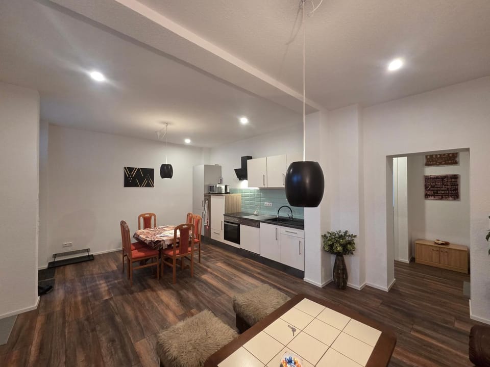 Kitchen or kitchenette, stove, kitchen