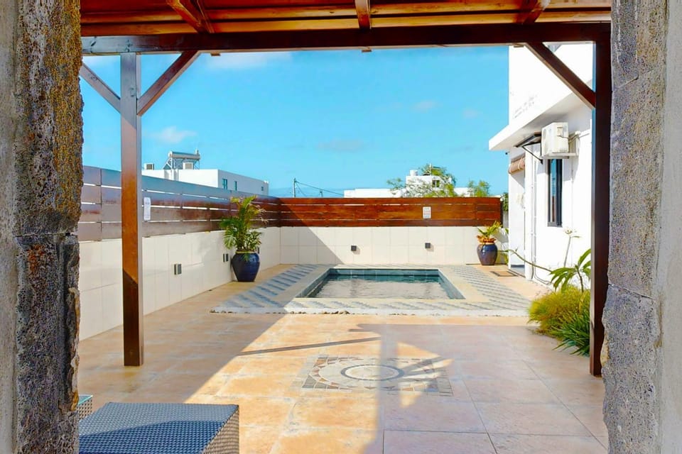 Patio, Natural landscape, Pool view, Swimming pool, sunbed