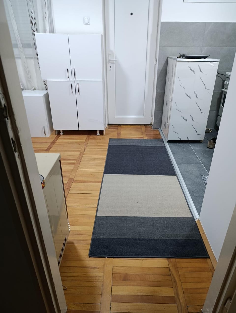 Gray Apartment in Serbia