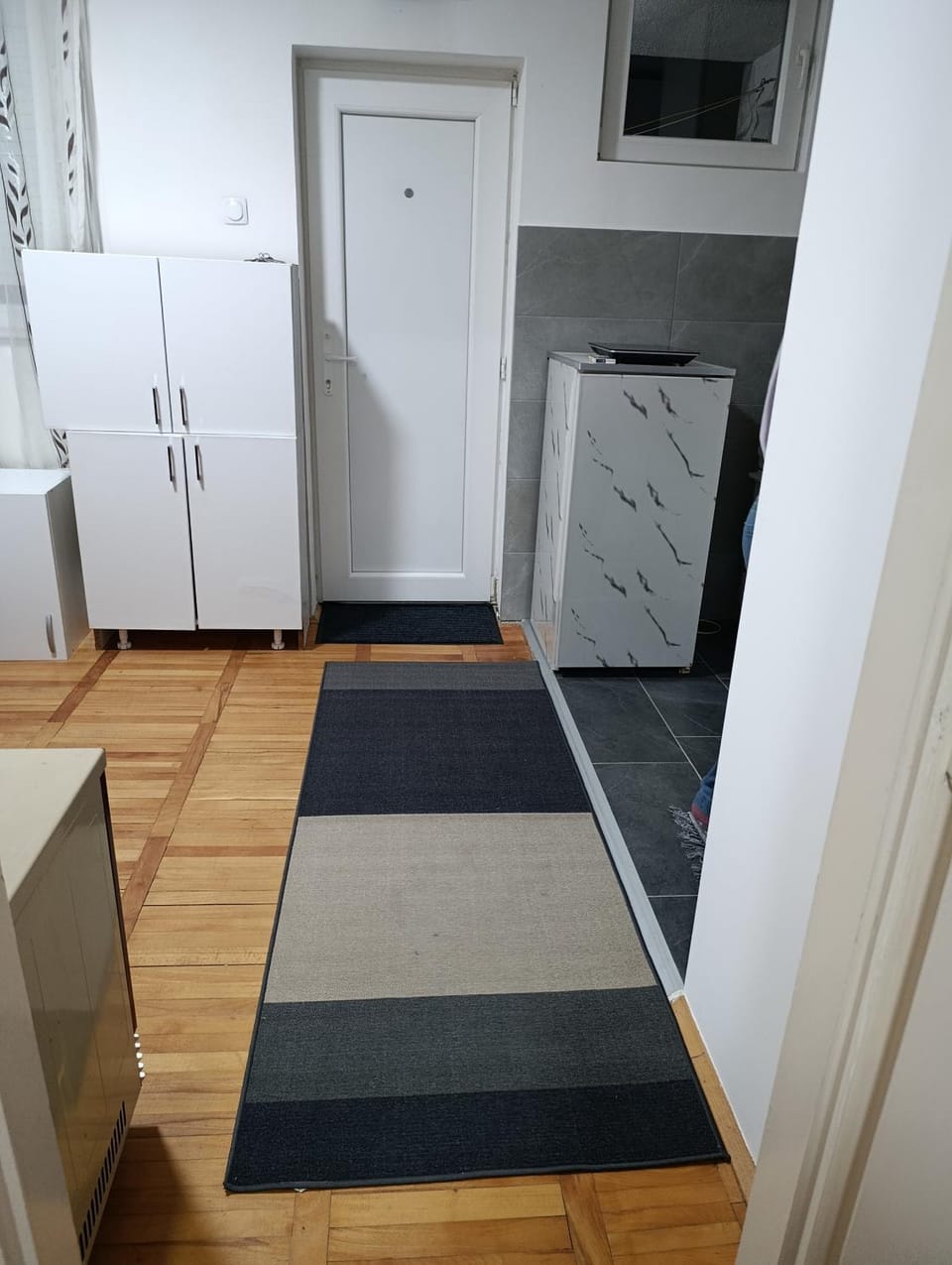Gray Apartment in Serbia