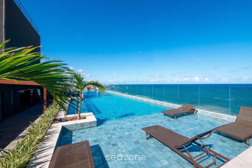 Balcony/Terrace, Pool view, Sea view, Swimming pool