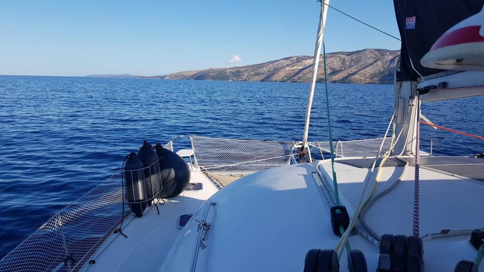 Catamaran Jaso Docked boat in Primorje-Gorski Kotar County