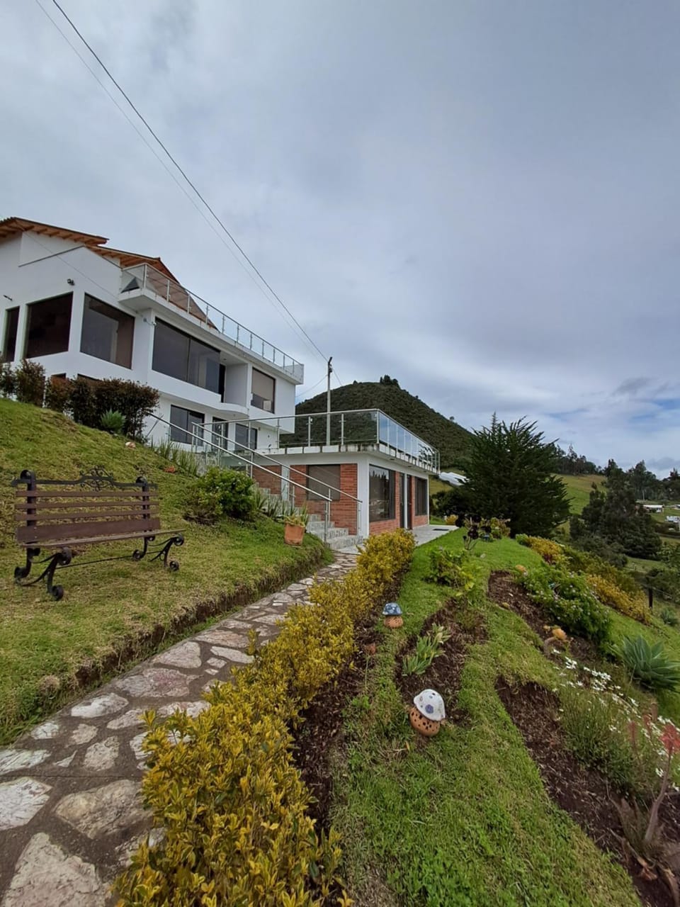 Garden view, Mountain view