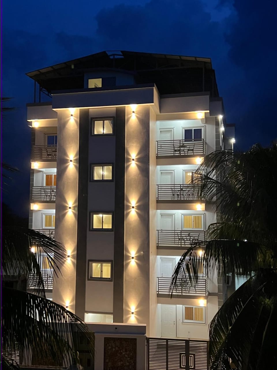 Property building, Night, View (from property/room)