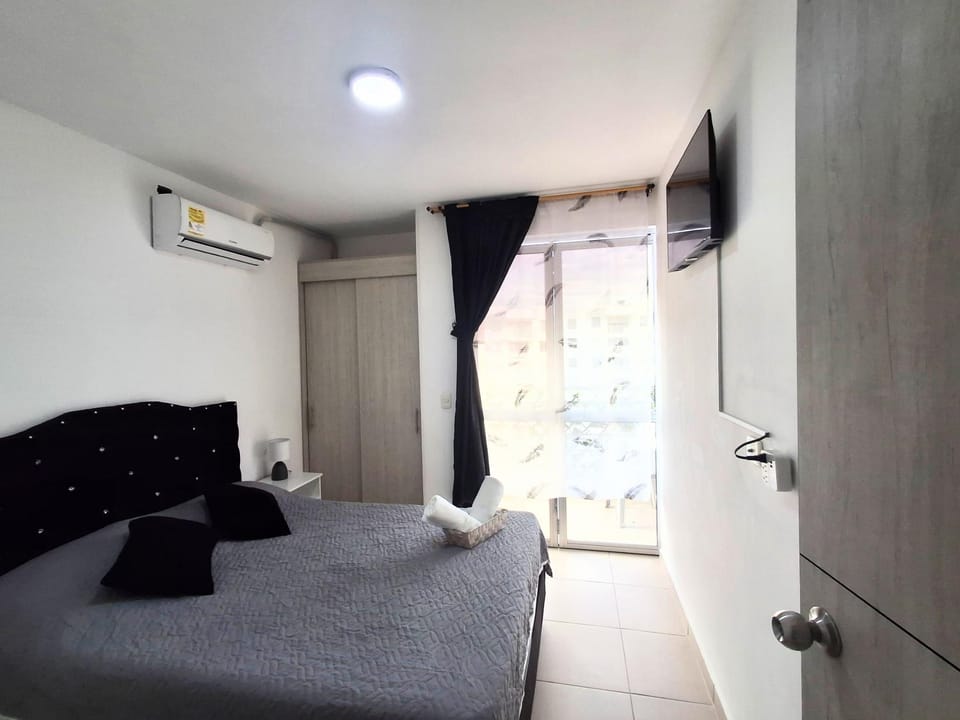 Moderno Apartamento con Aire Acondicionado - WIFI - Piscina - Aqualina Green - hasta 6 Huéspedes Apartment in Cundinamarca, Colombia