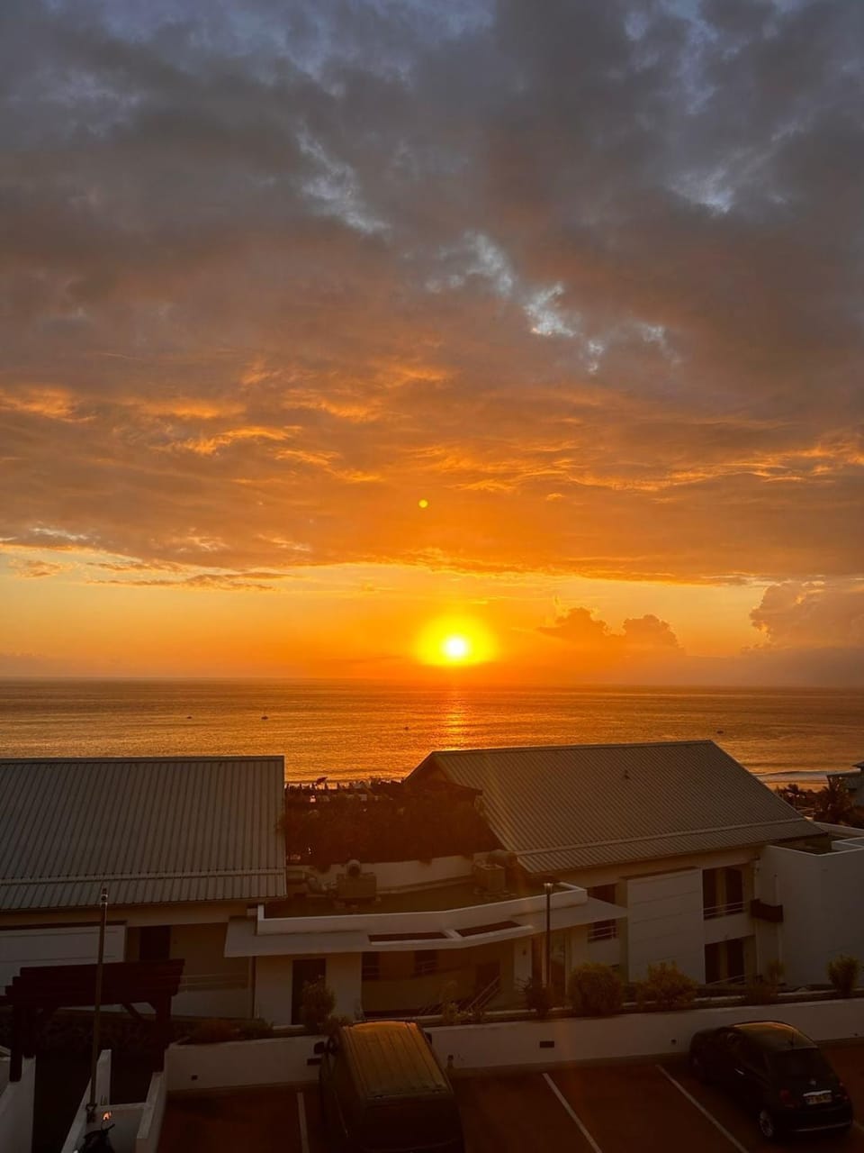Natural landscape, Sea view, Sunset
