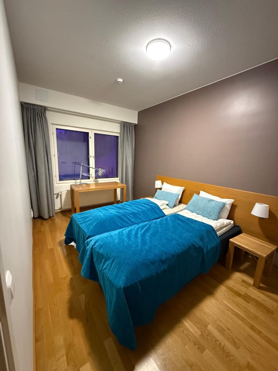 Bed, View (from property/room), storage, wardrobe