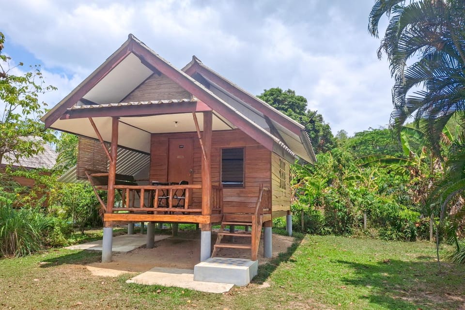 Property building, Garden view