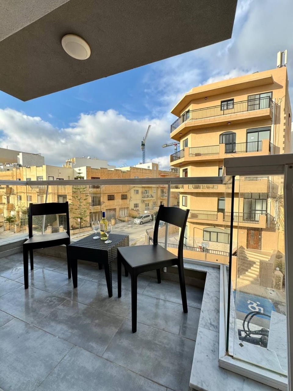 Property building, Patio, View (from property/room), Balcony/Terrace, City view