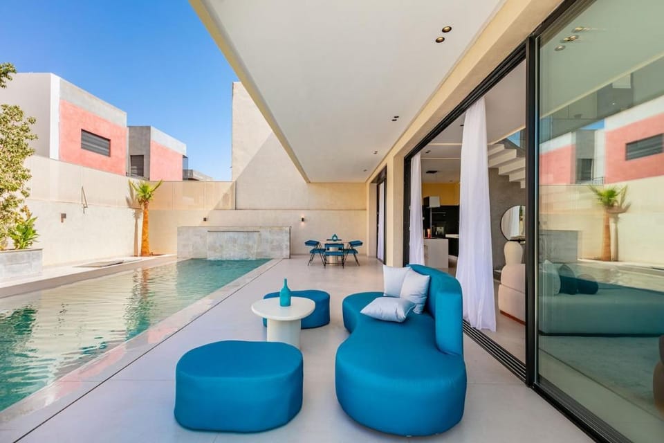Luxury Villa, Design, Comfort, Heated Pool, Games Villa in Marrakesh-Safi