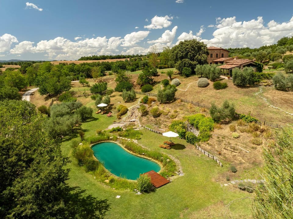 Day, Natural landscape, Garden view, Swimming pool