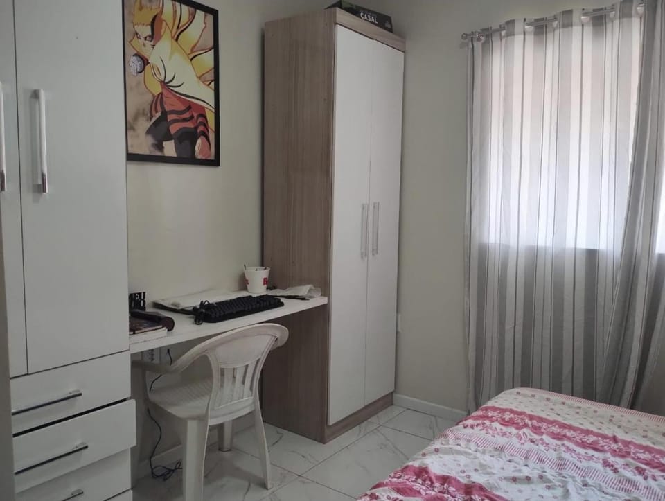 Bed, Photo of the whole room, Bedroom, hair dresser, wardrobe