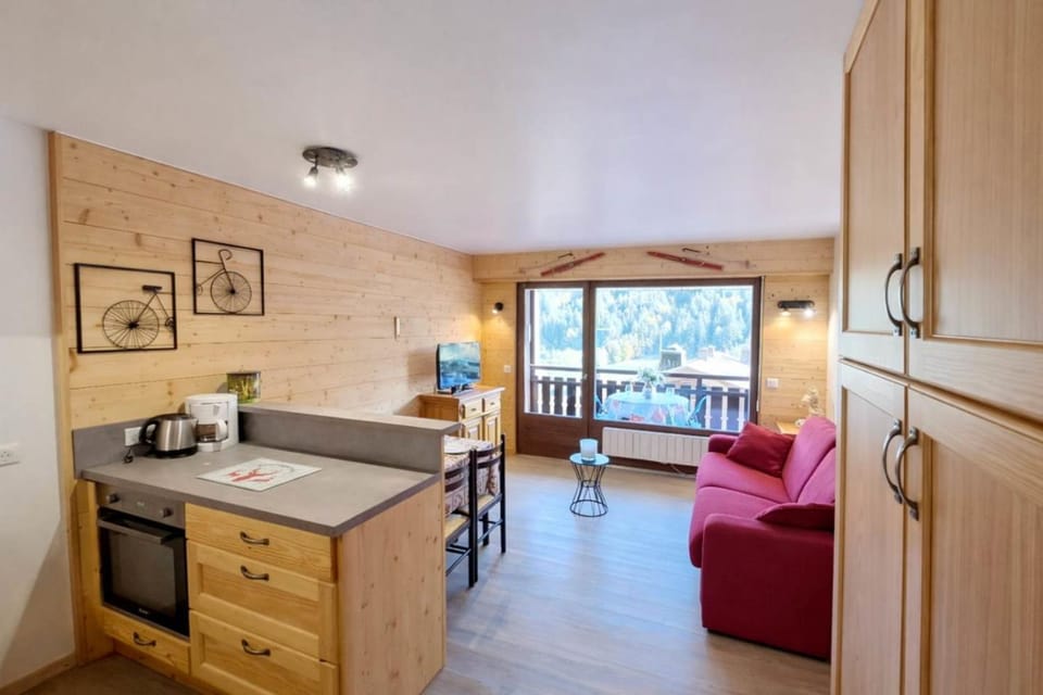 Bright studio in the heart of Le Grand-Bornand Apartment in Le Grand-Bornand