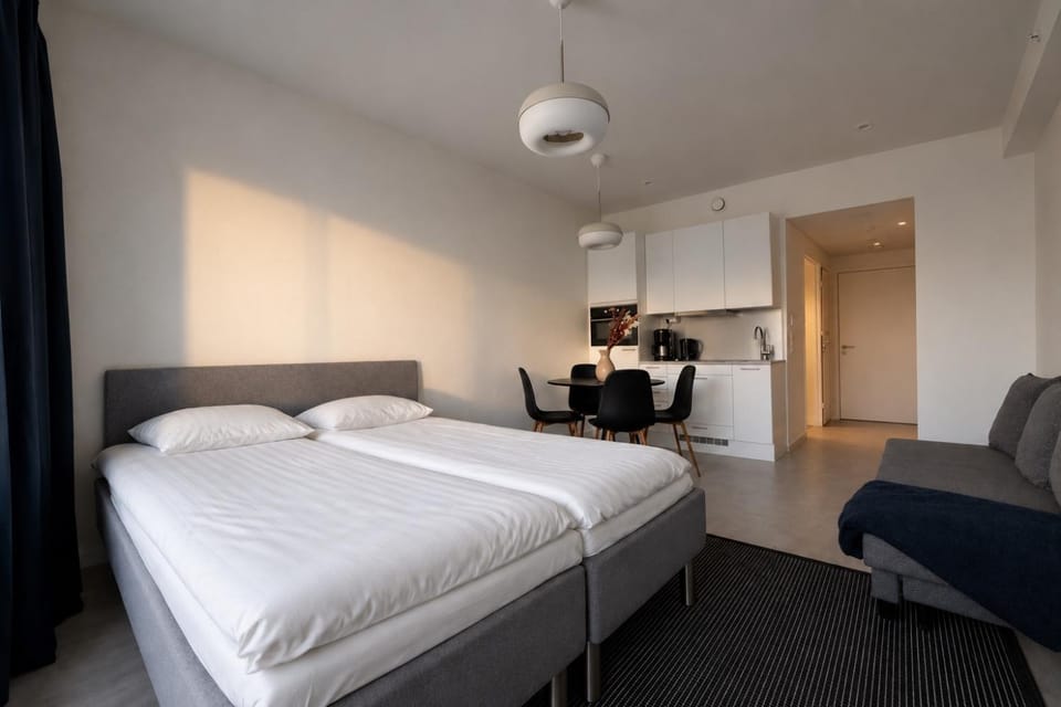 City Home Finland - City View Studio - Best Location & City View Balcony Apartment in Finland