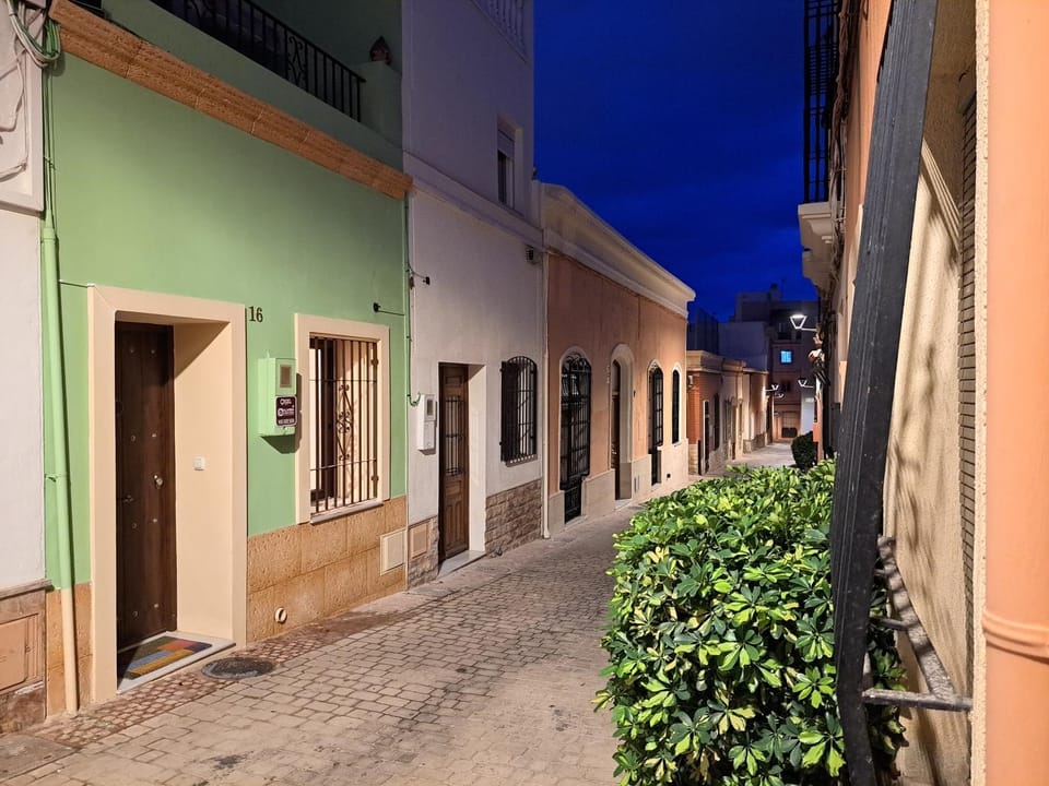 Property building, Night, Neighbourhood, Street view