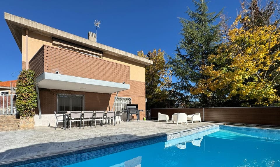 Property building, Patio, Day, Pool view, Swimming pool