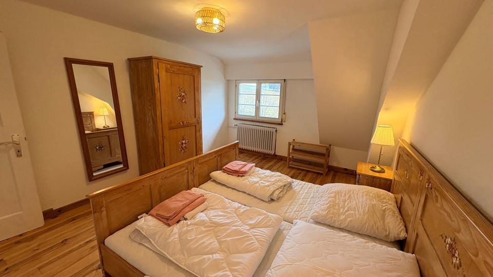 Property building, Living room, Bedroom